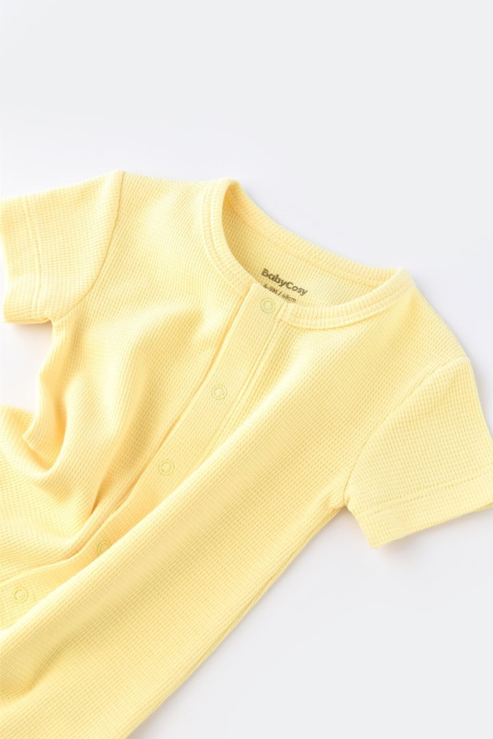 Salopeta cu pantaloni scurti - 100% bumbac organic - , BabyCosy